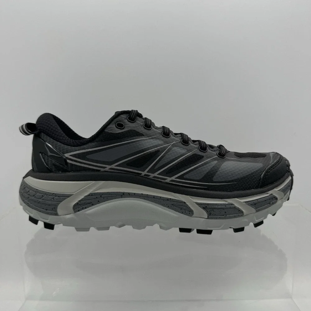 NEW Hoka One U Mafate Speed 2 1126851 BCSTL Black Grey Trail Men's 6 / Women's 7